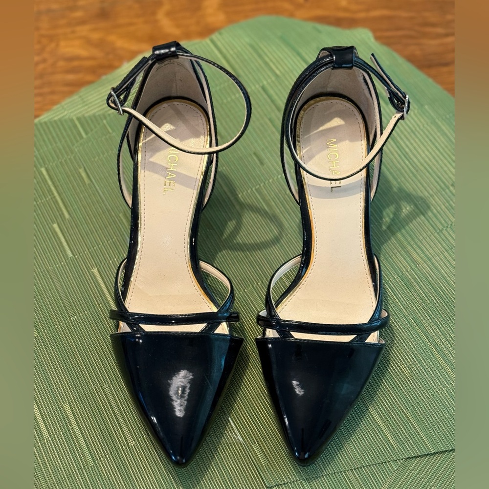 Michael Kors Patent Leather Black Heels